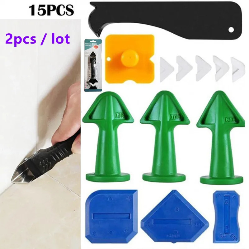 

2 шт./партия, силиконовые насадки для кухонной плитки, 15 шт.