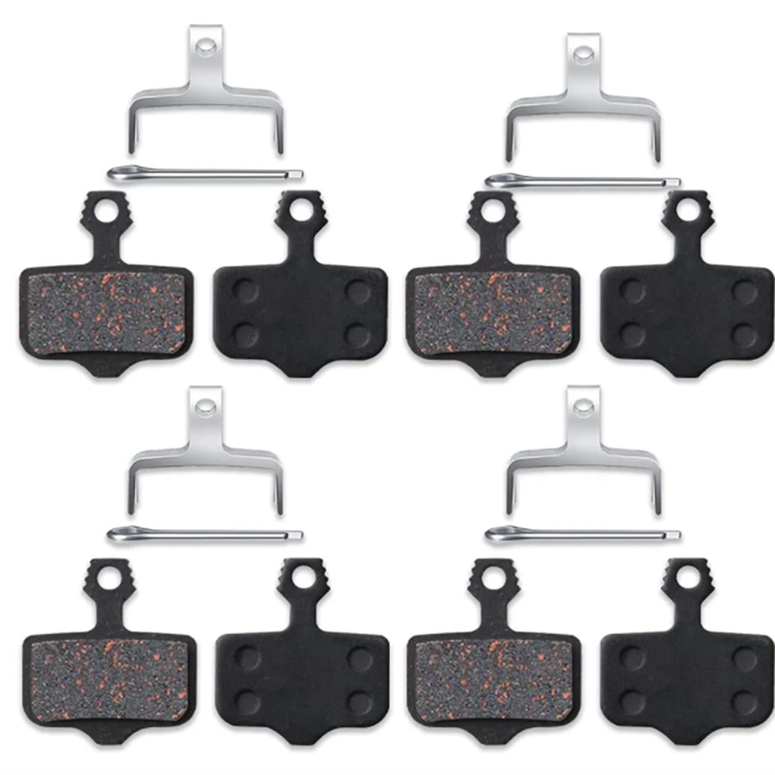 

Bicycle Brake Pads,4 Pairs Bike Disc Brake Pads,for Avid Elixir 1 3 5 7 9 R CR Mag Sram XO XX X7 X9 XXWC DB1 DB3 DB5