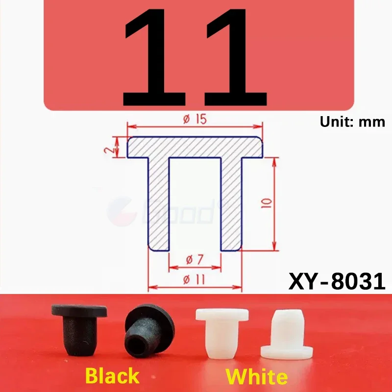 

Белые силиконовые резиновые заглушки для отверстий, заглушка для резьбы, заглушки, заглушки, Т-образные заглушки, Пылезащитная заглушка, отверстие 6,8 мм-68,6 м