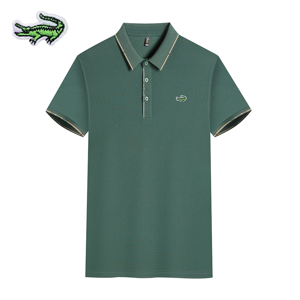 

CARTELO New Embroidered Polo Shirt Summer Men's Short-sleeved Polo High-quality Business Clothes Luxury Men's T-shirt