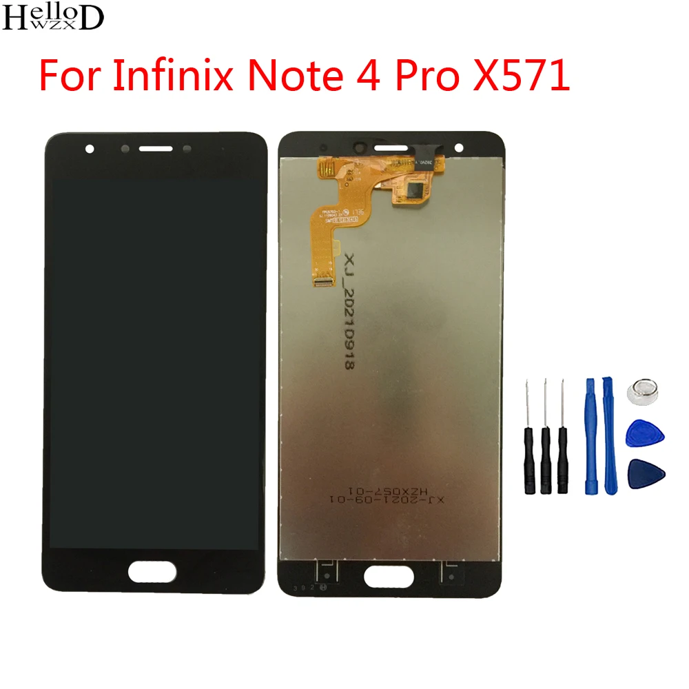 Новый протестированный ЖК-дисплей для Infinix Note 4 Pro X571, ЖК-дисплей, детали для замены + Инструменты