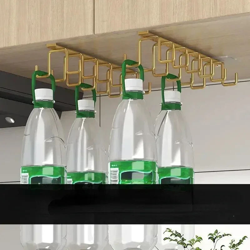 Двухрядные крючки без перфорации кухонный шкаф под полкой вешалка для кружки