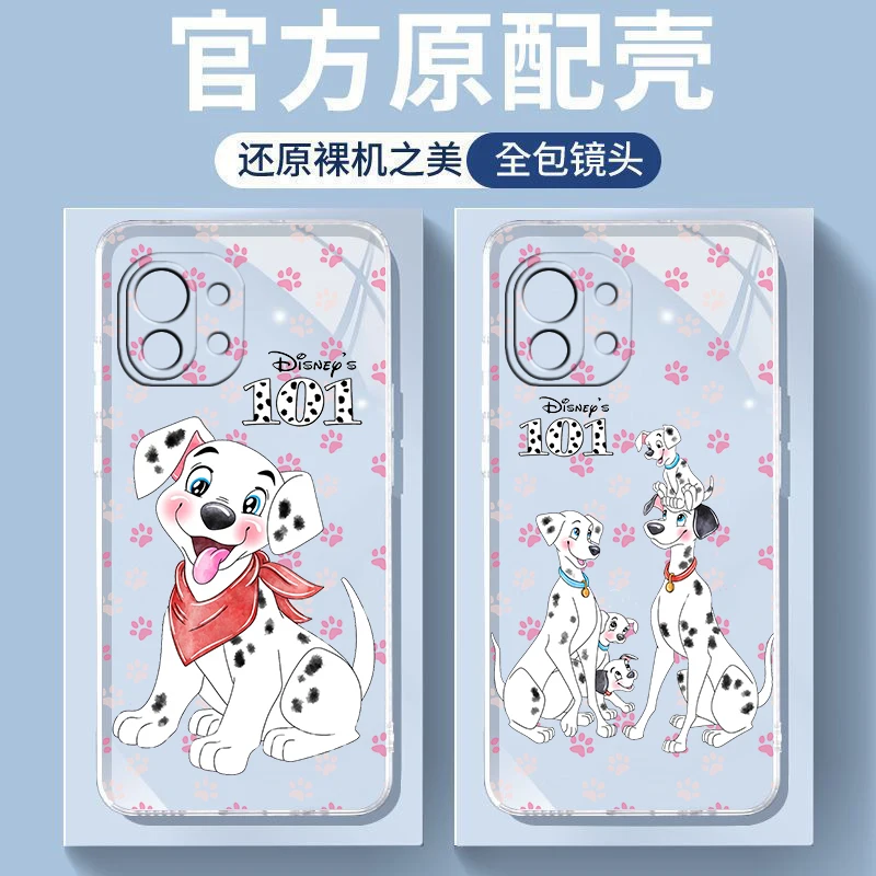 

101 Dalmatians Cute For Xiaomi Mi 13 12 11 10 11T 10T 9T 9 8 Note 10 Ultra Pro Lite Silicone Transparent Phone Case Coque Capa