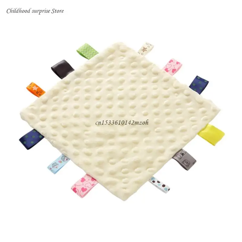 

Baby Appease Towel Soft Soother Teether Infants Comfort Sleeping Nursing Cuddling Square Sensory Security Blanket Dropship