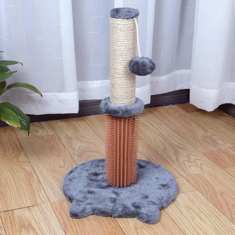 

Safe Cat Climbing Tree with Plush Ball Anti-skid Kitten Scratch Post Pet Climbing Post Toy
