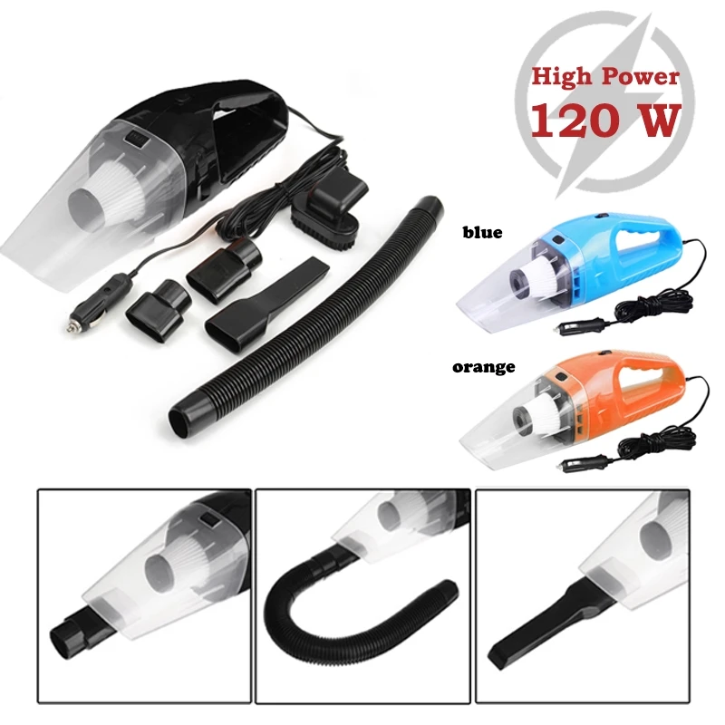 

Cordless Cordless Vacuum Cleaner Portable Handheld Car Household Vacuum Cleaner 120W Wet and Dry Vacuum Cleaner