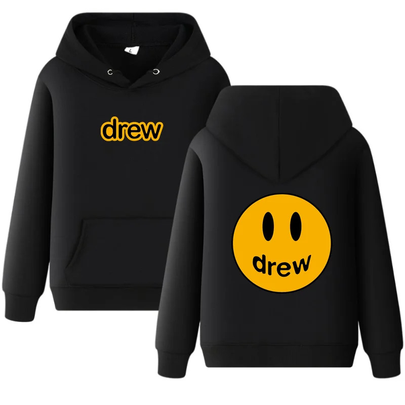 

DREW House Mens hoodies man Sweatshirts hoodie men streetwear Women's USA brand harajuku Justin Bieber Smiley Sweatshirt Tops