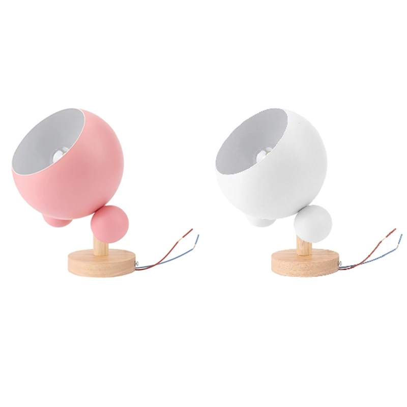 

HOT SALE Wood Wall Lamp,Nordic Style Bedside Simple Solid Wood Light Bedroom Children's Room Study Wall Balcony Stairs Lamp
