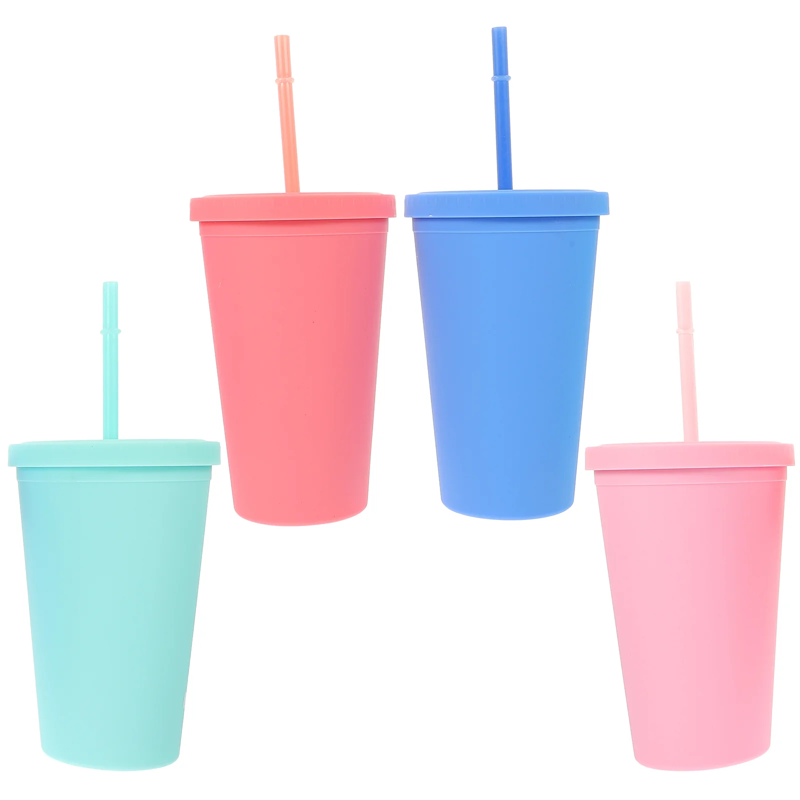 

4Pcs Water Cups Delicate Beverage Cups for Home School Office Household Drinking Cups