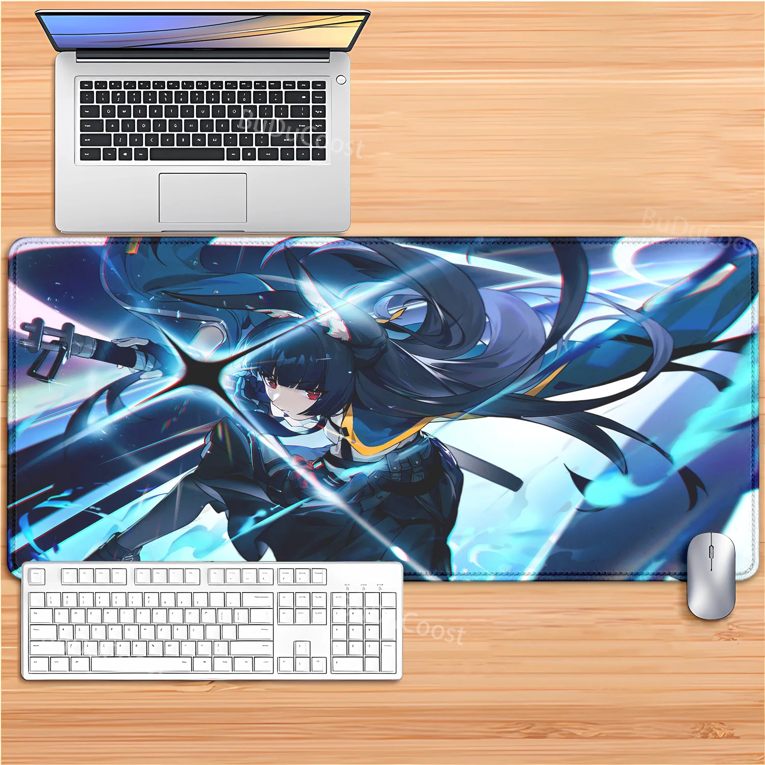 Игровой коврик для мыши Zenless Zone Zero ZZZ Hoshimi Miyabi teclado Настольный с ковриком игровые