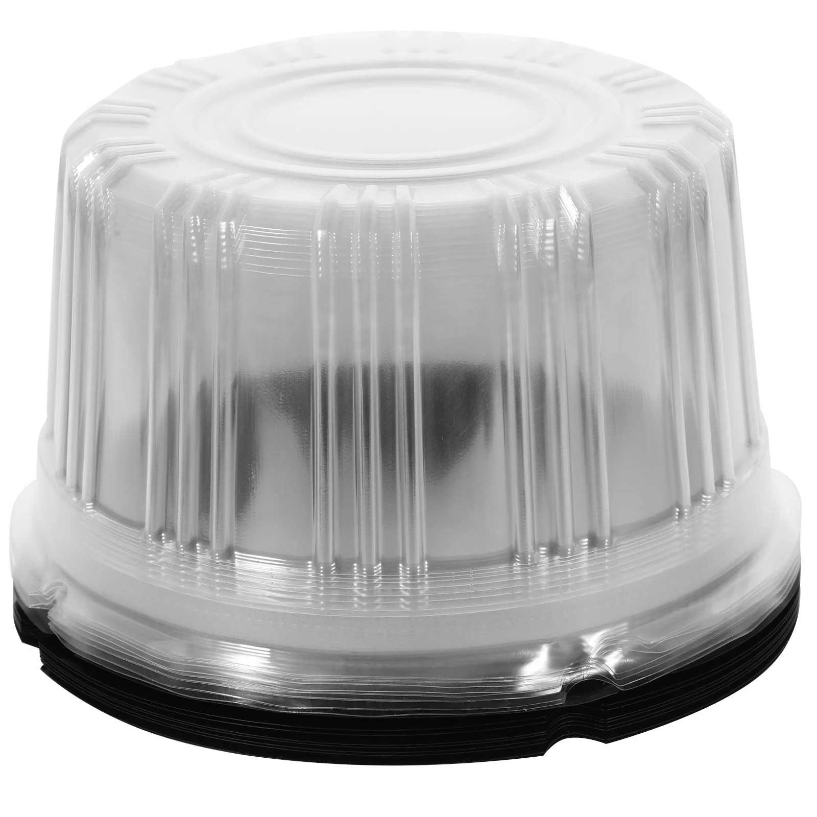 

Cake Carrier Box Containers Boxes Containerlids Round Dome Holder Clearmini Carriers Disposable Cupcake Transport Slice Cover