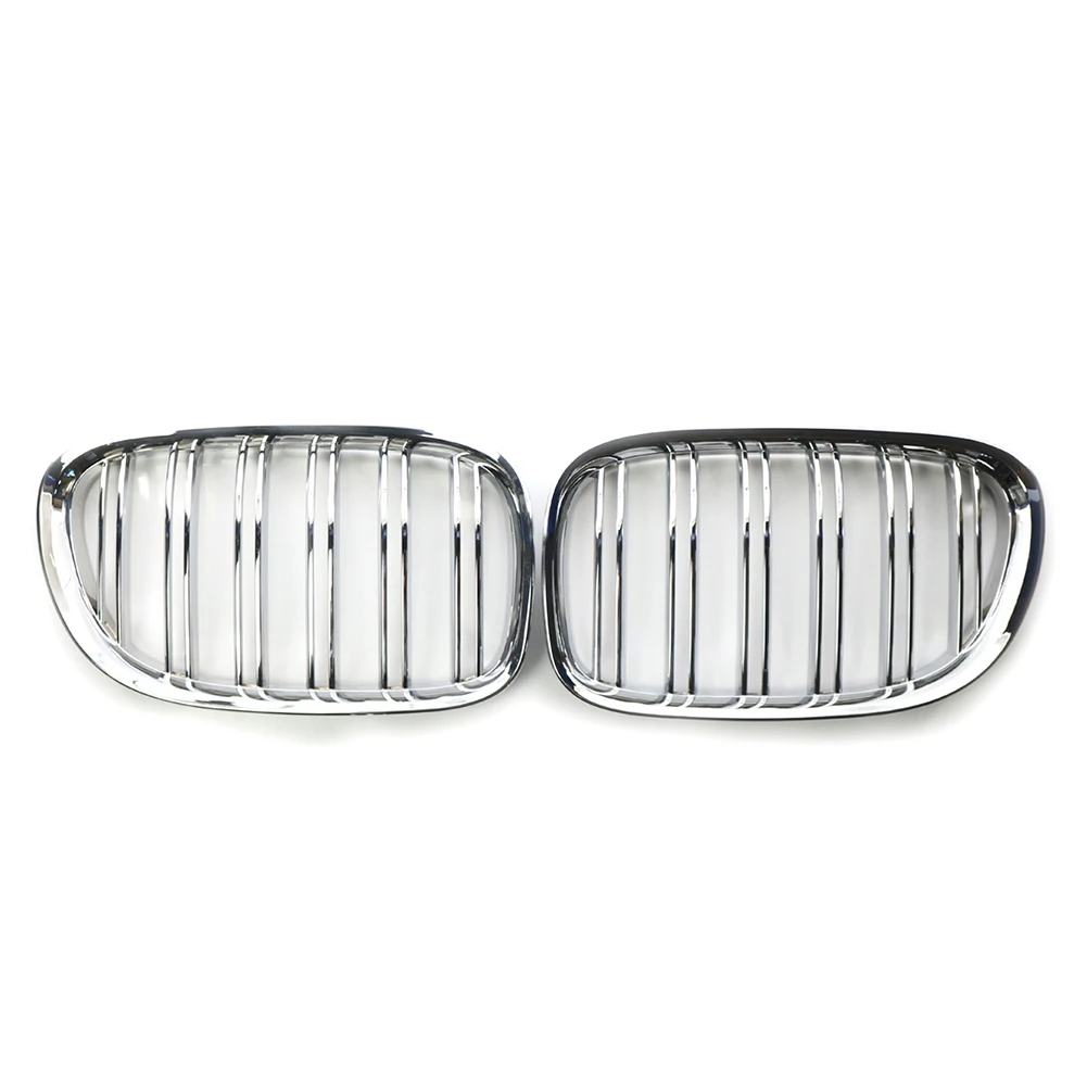 

1 Pair Car 09-15 Silver Plating Front Grille M Look For BMW F01 F02 7-SERIES 730d 740i 750i Exterior Parts Racing Grills