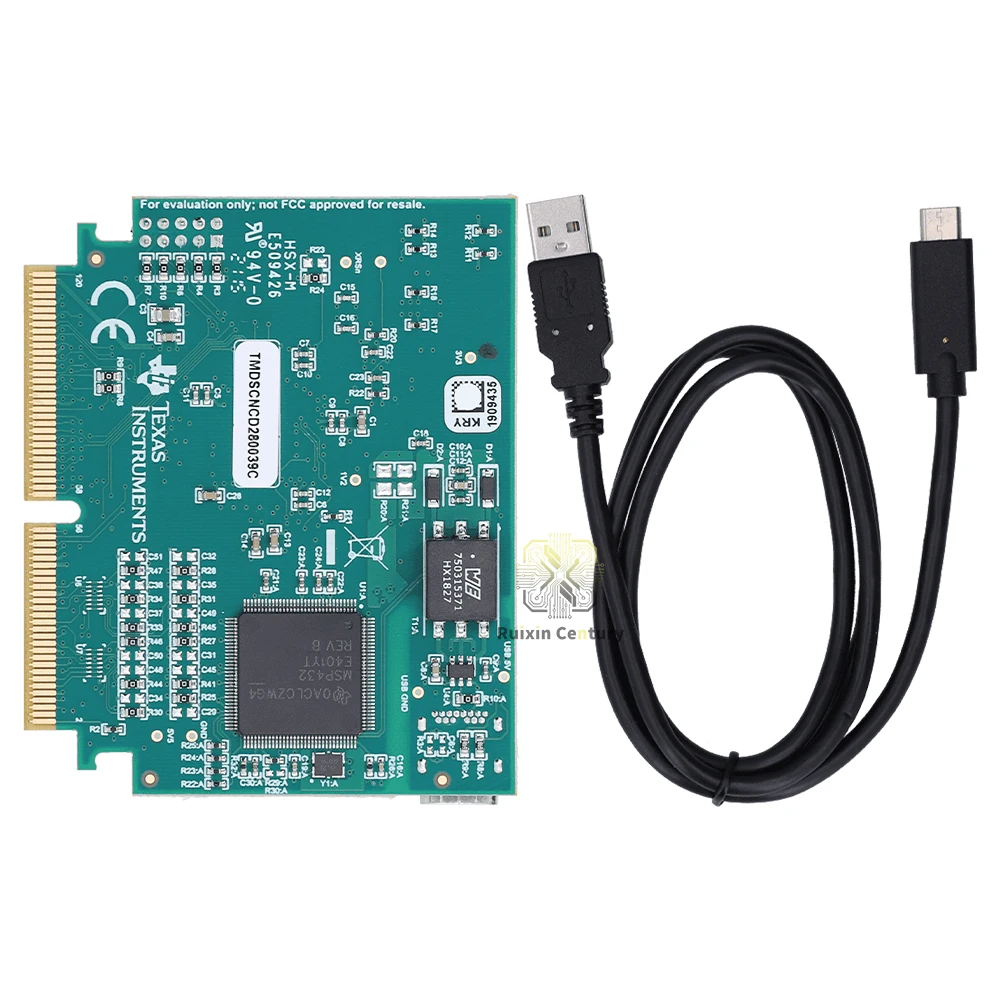 Фото Оригинальный оценочный модуль FOR TI TMDSCNCD280039C C2000 TMS320F280039C controlCARD HSEC180 XDS110 JTAG с изолированным USB Type-C №4