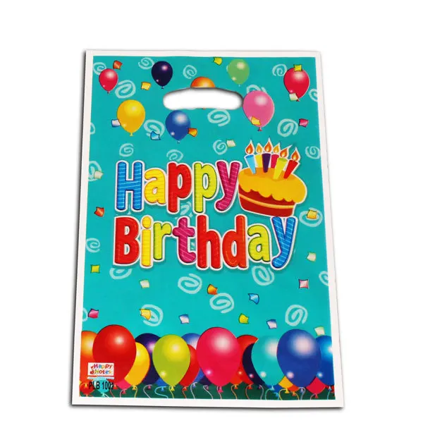 Donuts Theme Party Supplies Plastic Loot Bags Birthday party Deco Kids Favors Baby Shower Gifts Food Candy