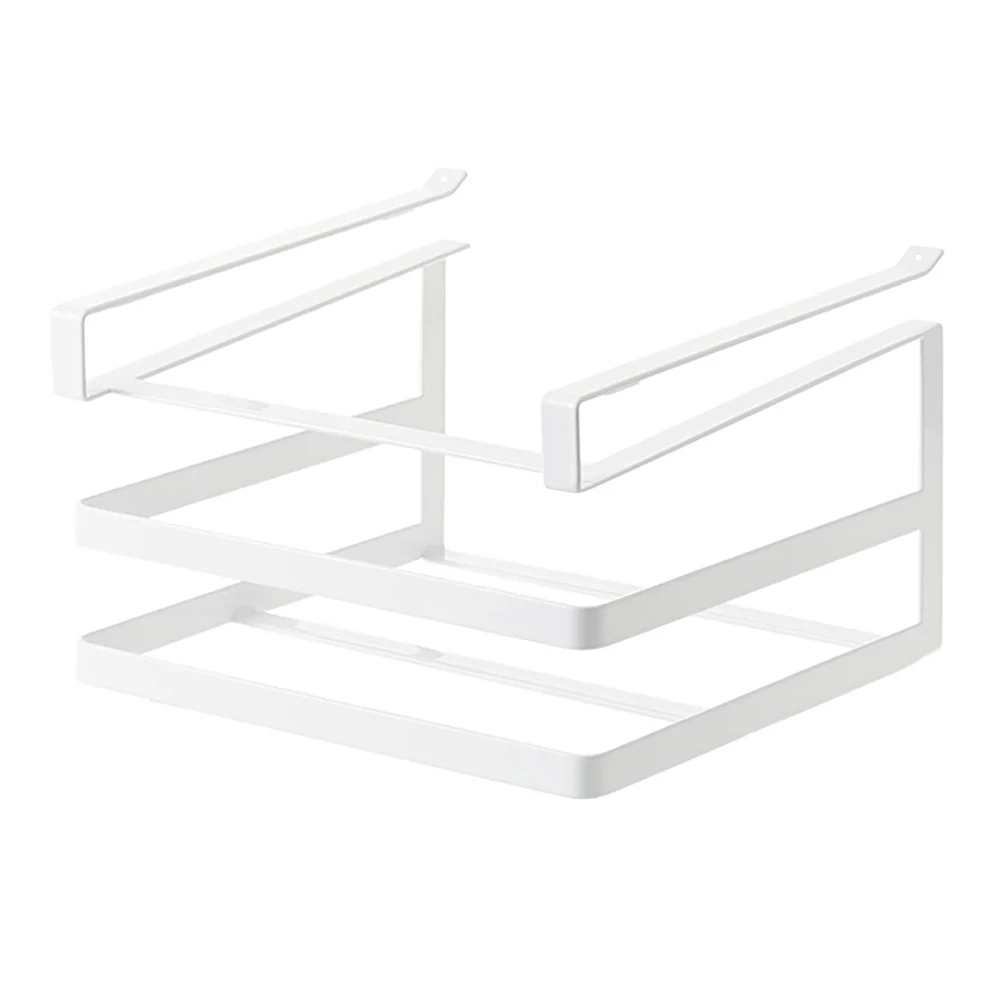 

Rack Creative Kitchen Hanging Rack Cutting Board Storage Rack Towel Rack Storage Rack Dish Rack(White)