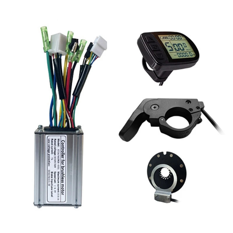 

36V/48V 250W E-Bike LCD5 LCD Display Thumb Throttle Controller E-Bike Conversion Kit Bicycle Replacement Accessories