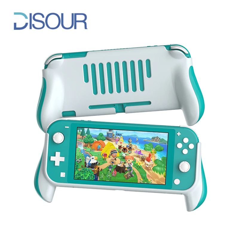 

DISOUR Grip Cover For Nintendo Switch Lite Ergonomic Comfort Handheld Protective Gaming Case for Switch Lite Portable Cover