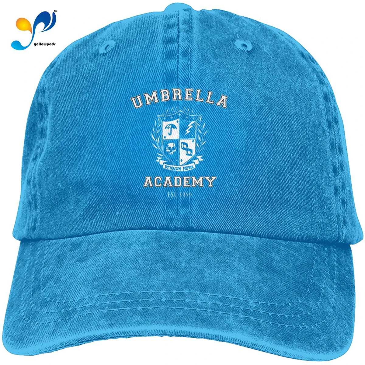

Umbrella-Academy - School Varsity Baseball Caps Cotton Dad Hat Adjustable Sandwich Hat,Blue