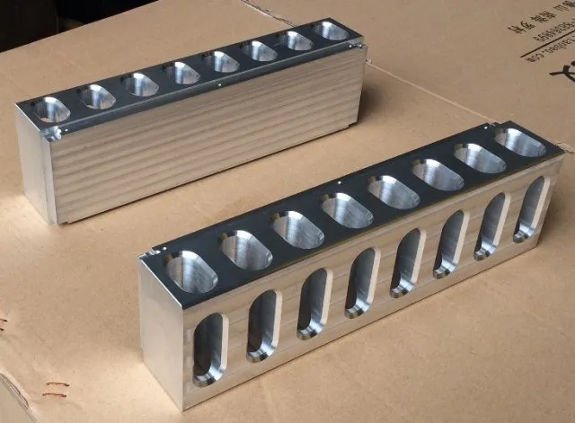 

aluminium block precision work CNC power amplifier radiator 320 length 90 height 60 width