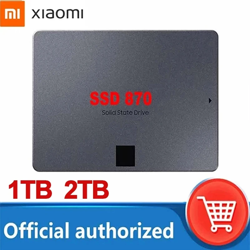 

100% Оригинальный XIAOMI SSD 870 QVO 2 ТБ внешний твердотельный накопитель M.2 твердотельный жесткий диск SATA интерфейс для настольного ноутбука