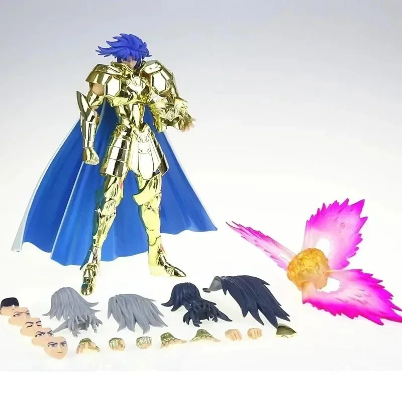 Фото В наличии CS Модель Saint Seiya Myth Cloth EX Gemini Saga с галактическим взрывом Gold/24K/OCE Рыцари Зодиака Фигурка №4