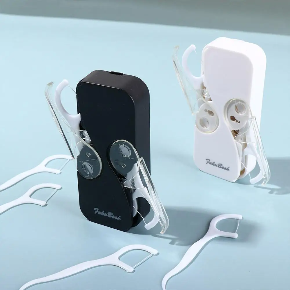 Органайзер с 12 шт. зубная нить уход за зубами диспенсер для нити палочка зубной