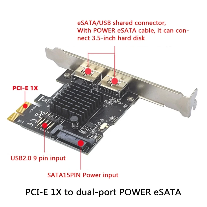 

Плата расширения pci e для Power eSATA USB, поддерживает скорость of6.0 Гбит/с, 3,0 Гбит/с, 1,5 ГБ
