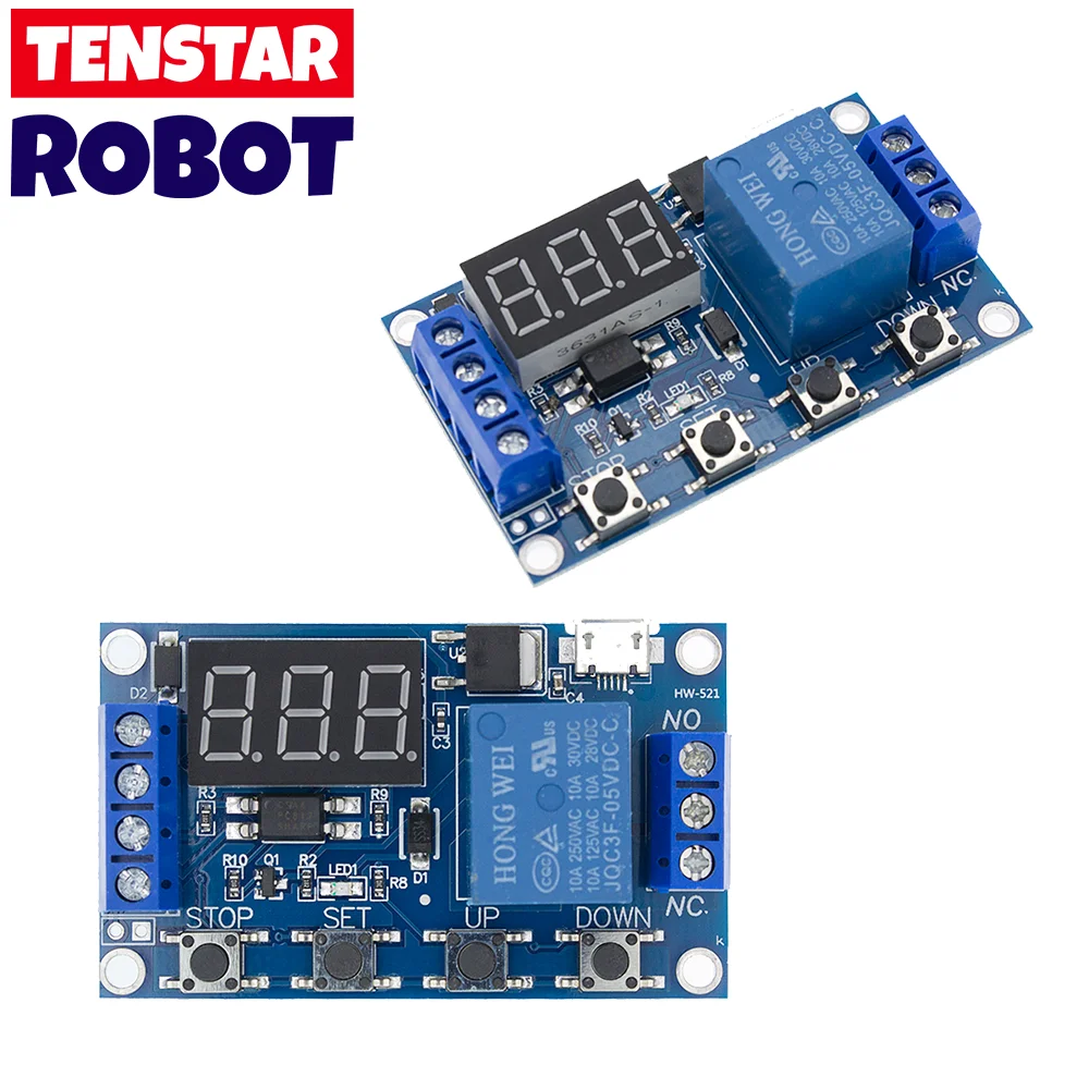 

6-30 В Постоянного Тока, Светодиодный Дисплей, Реле Таймера, Micro USB, 5 В, Поддержка Автоматизации, Реле Цикла Задержки При...