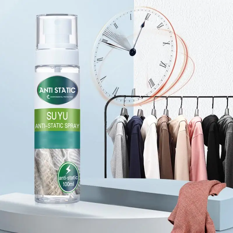 Anti Crimping Spray Travel Size Reduces Elecricity On Clothes Dustproof For Clothes Hair Home