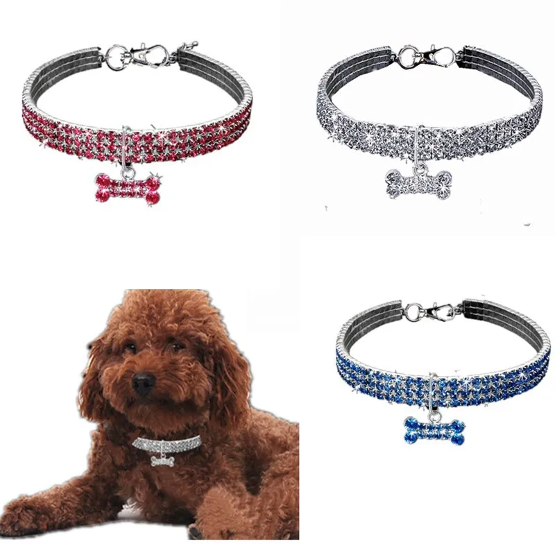 

Rhinestone Puppy Chihuahua Pet Dog Collar Small Medium Dog Accessories L Pink Crystal Puppy Chihuahua Pet Dog Collar