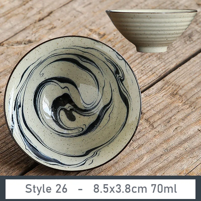 

1 шт. антикварная чайная чаша из растительного пепла и фарфора для путешествий Женская чаша для чая противоскользящая конусная чашка ручной работы ретро чашка для медитации чайная чашка 70 мл