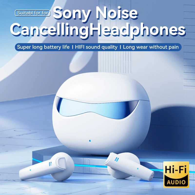 

New M13 Bluetooth 5.3 Wireless Earphones 24 Noise Reduction Touch with Microphone Earphones 24 Hour Battery Life