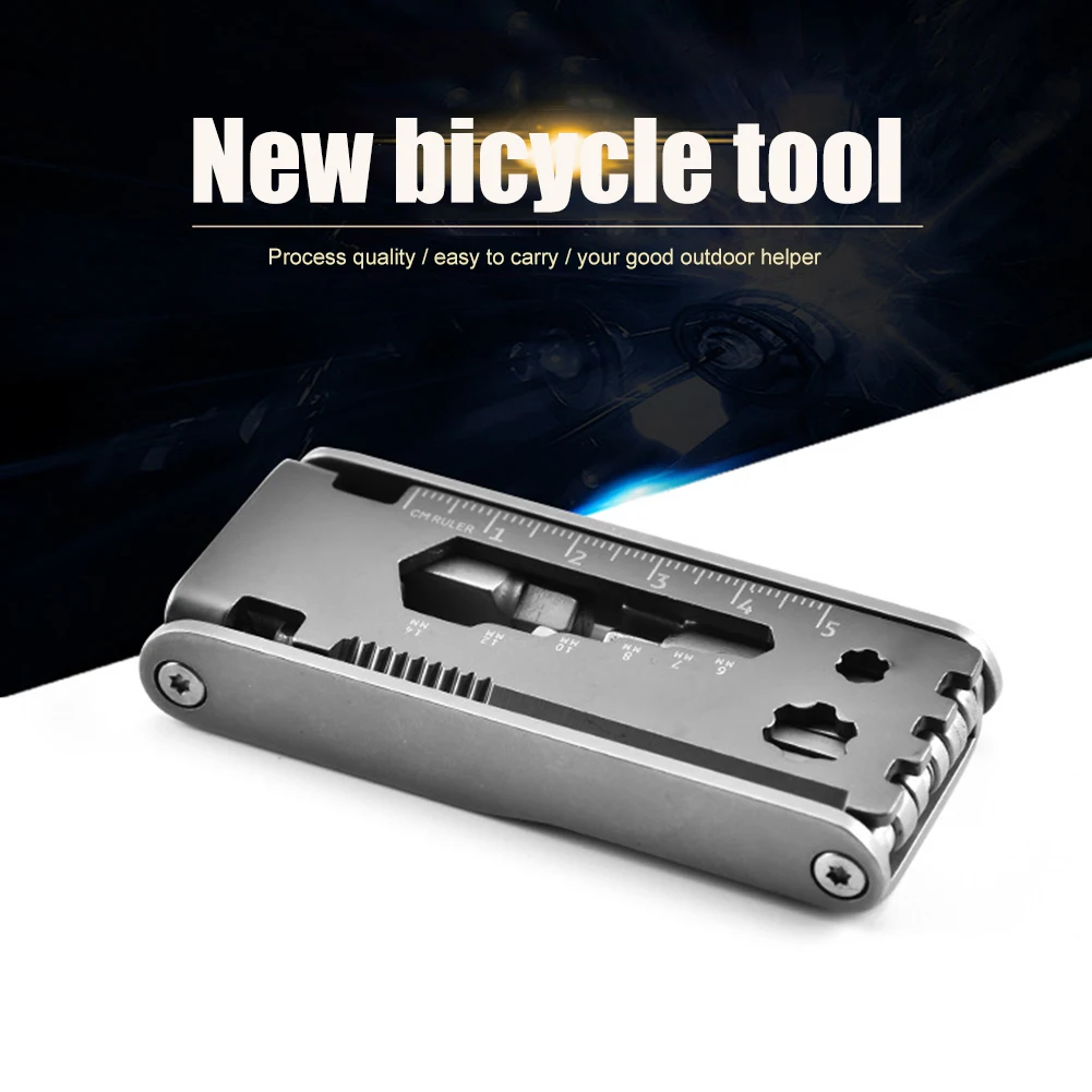 

17 в 1, многофункциональная отвертка из нержавеющей стали 420 для ремонта велосипедов