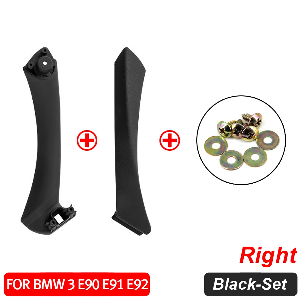 

Салон автомобиля, ручка пассажирской двери, комплект из углеродного волокна, RHD LHD для BMW 3 серии E90 E91 E92 316 318 320 325 328i 2004-2012