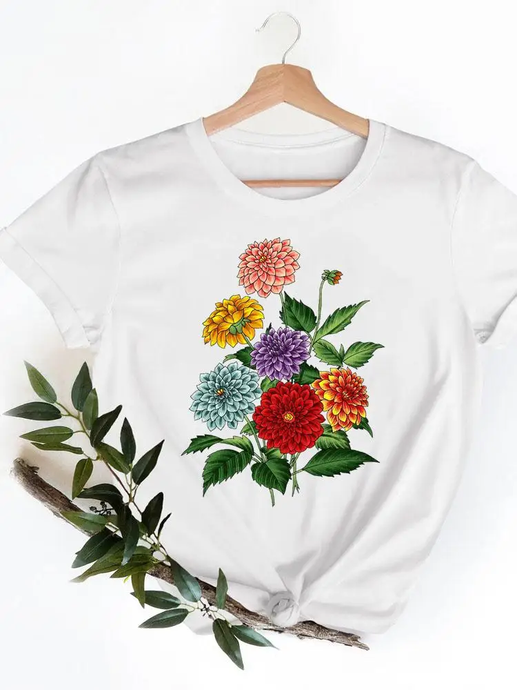 

Женская футболка с коротким рукавом и принтом, в стиле 90-х