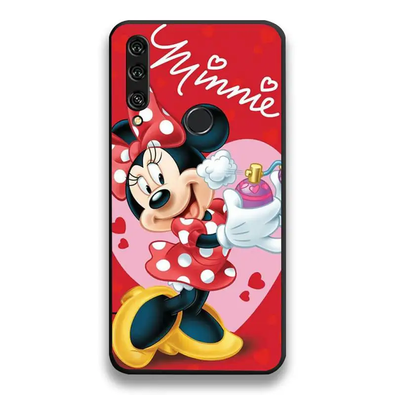Чехол для телефона с изображением Микки и Минни Маус Huawei Y6P Y8S Y8P Y5II Y5 Y6 2019 P Smart Prime Pro