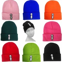 party hat candy color alien pattern knitted hat mens and womens pullover caps wool gifts embroidery street wears beanies