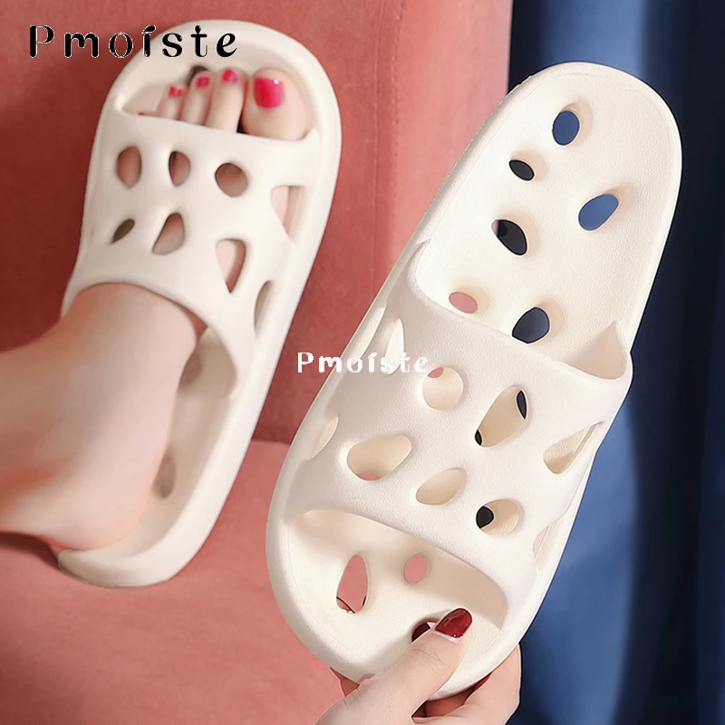 Women's Slippers for Home Summer Soft EVA Slipper Comfortable Bathroom Platform Shoes Women's Sandals Comfortable Non-slip Slide