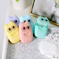 20pcbox disposable soap paper travel hand washing soap paper multifunctiona cleaning paper scented sheets travel supplies
