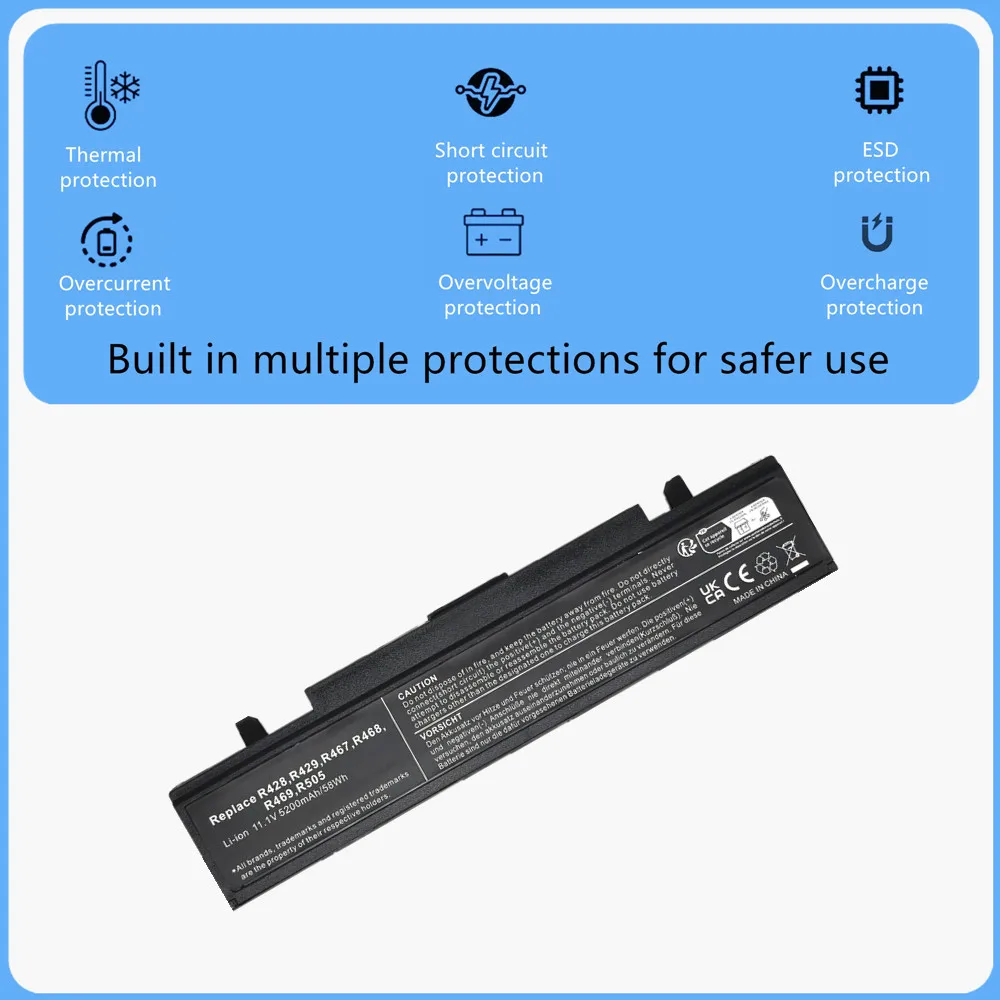 Аккумулятор для ноутбука SAMSUNG 305V4A R478 R466 R528 R530 R560 R505 R467 R468 P467 305V4A 305V5A 355V4C 355V5C NP355V4C NP350V5C (art.: 3920dcb2d69fe) - 3920dcb2d69fe