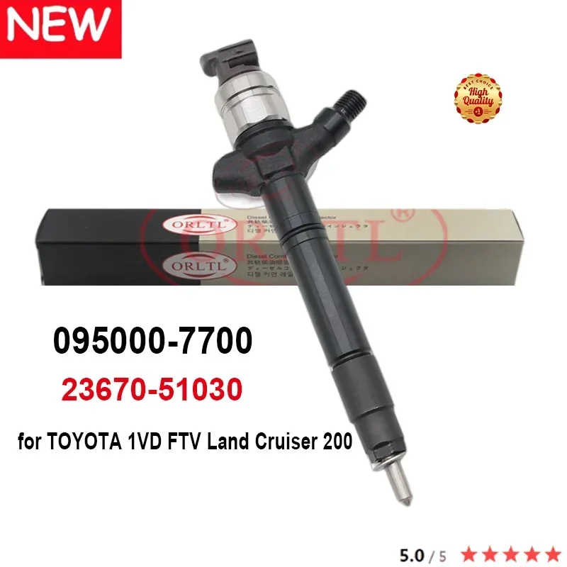 ORLTL НОВЫЙ 095000 -7700 23670-59025 Дизельный инжектор 0950007700 7700 ДЛЯ подходит для двигателя