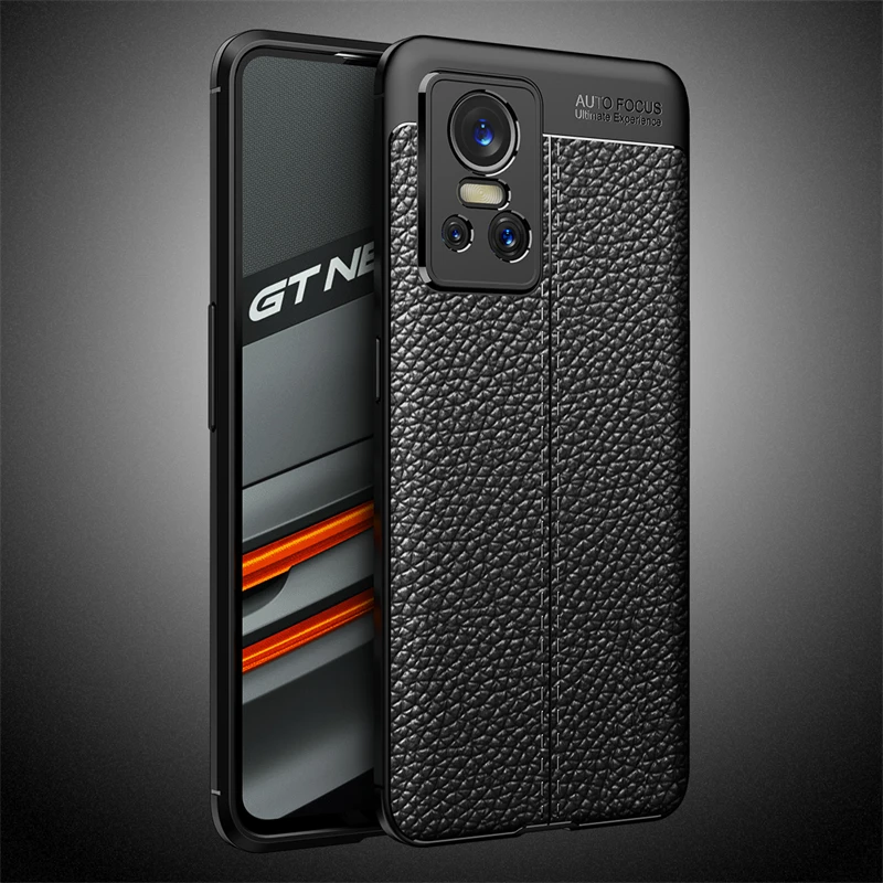 For Realme GT Neo3 Case Luxury Leather TPU Shell Bumper Ptotective Silicone Case Realme GT Neo 3 Cover For Realme GT Neo3 Case