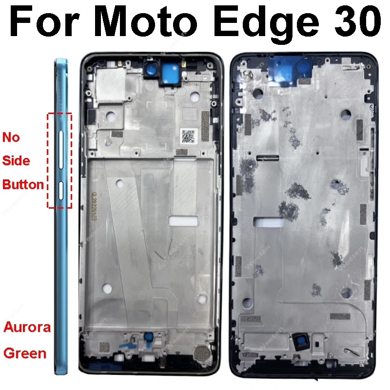 Фото Средняя рамка для Motorola MOTO Edge 30 Neo Edge 30 Pro XT2245-1 XT2201-1, корпус средней рамки ЖК-дисплея, передняя рамка, ремонтные детали №2