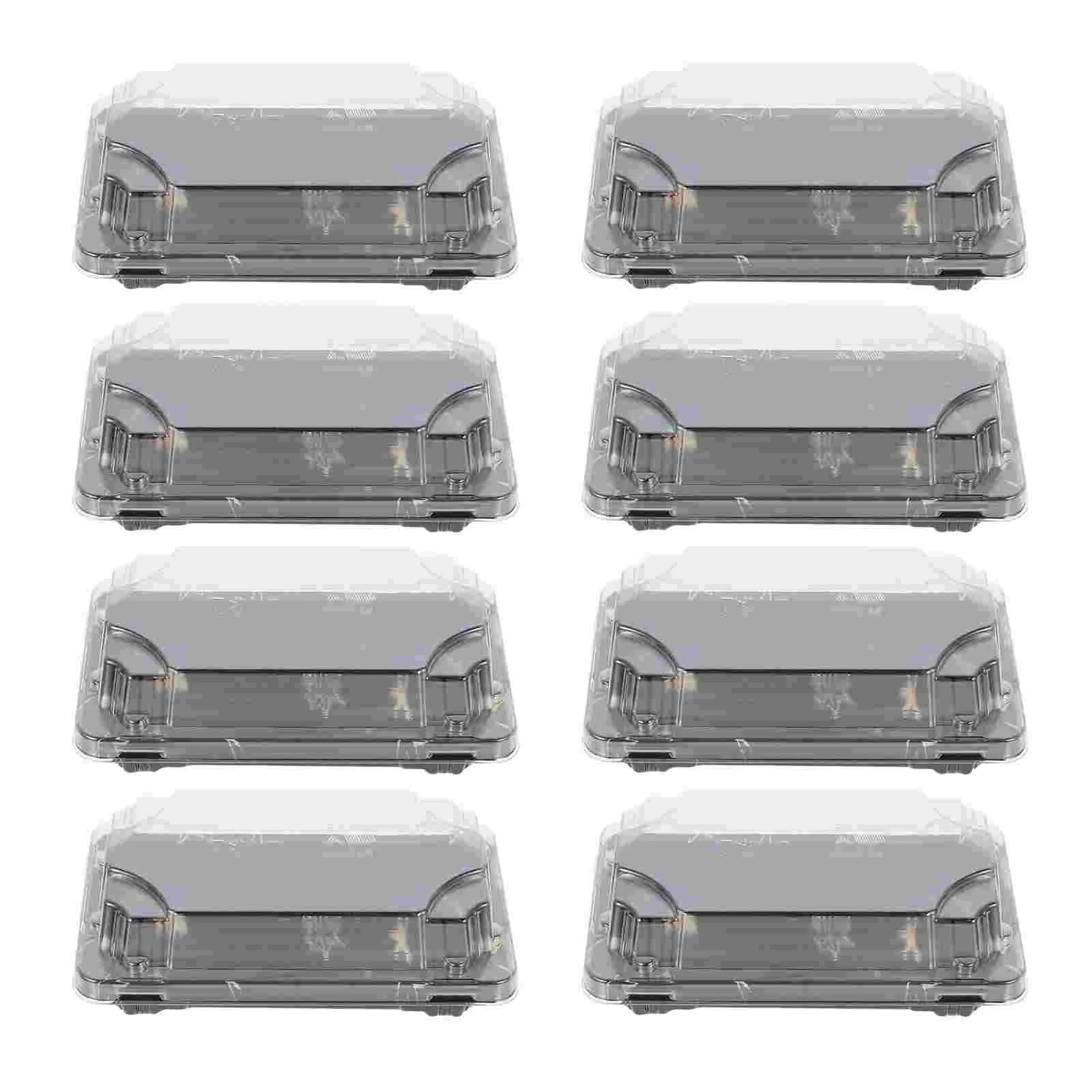 

50PCS Sushi to Go Box Salad Bowl Bento Boxes Pastry Carrier Box Take Out Containers Bento Box