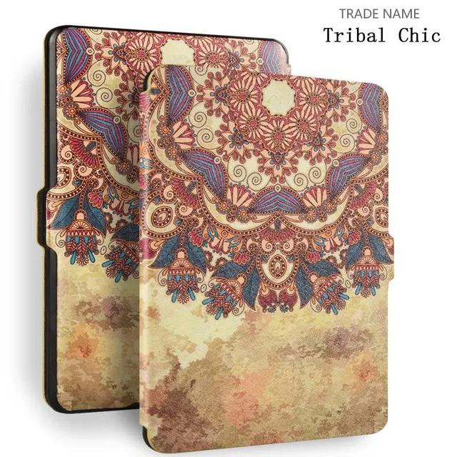 For Funda Kindle Paperwhite 1 2 3 EY21 2012 5th Gen 2013 6th 2015 7th Generation DP75SDI E-book Reader PU Leather Smart Cover