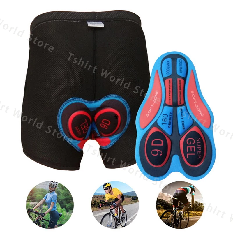 

Padded Bike Short Size XXS-5XL Bike Short Pants High Quality Unisex Black cycling Shorts Comfortable Underwear Sponge Gel