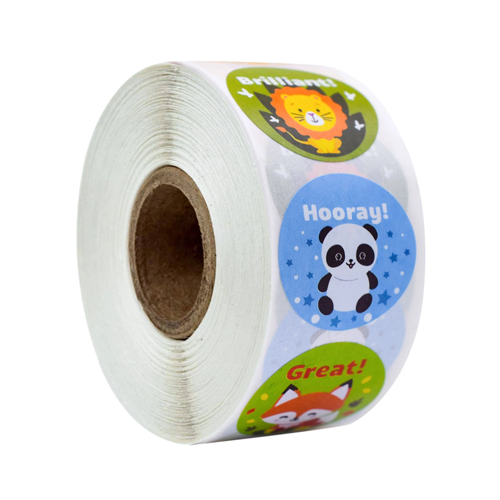 

500pcs Cute Animals For Kids Cartoon Reward Stickers Students Learning Activities Classroom Funny Removable Encouragement