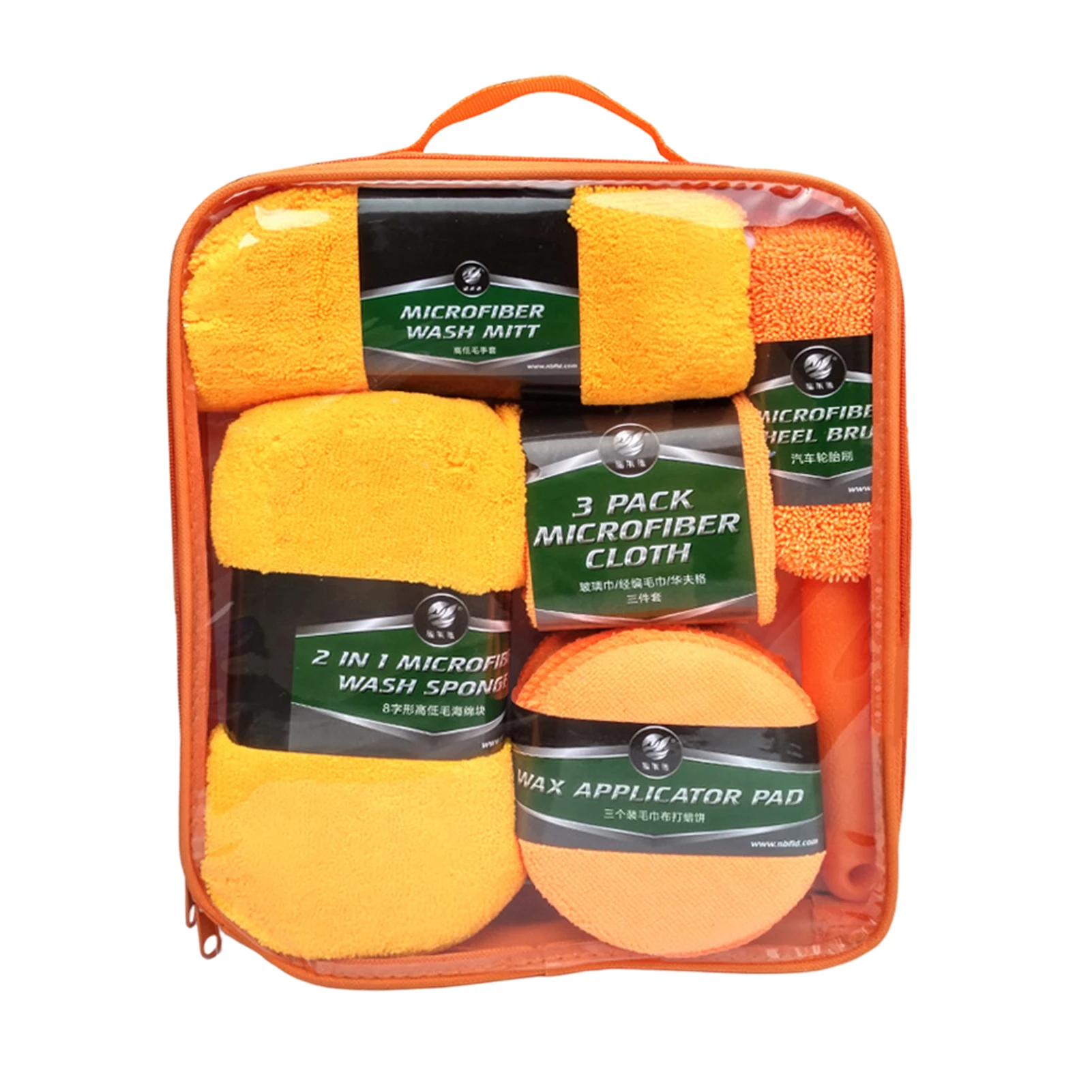 

9 шт./компл. набор для мытья автомобиля, ткань из микрофибры, инструменты для мытья автомобиля, полотенца, румяна, губка, перчатка для мытья ав...