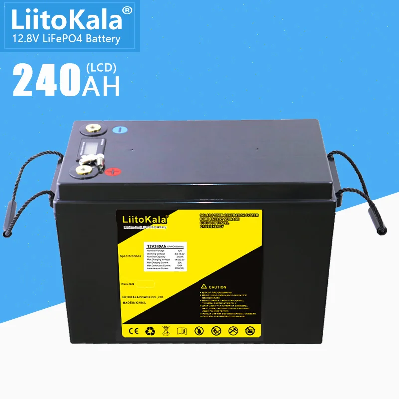 Литиевые аккумуляторы LiitoKala 12 В 240 Ач