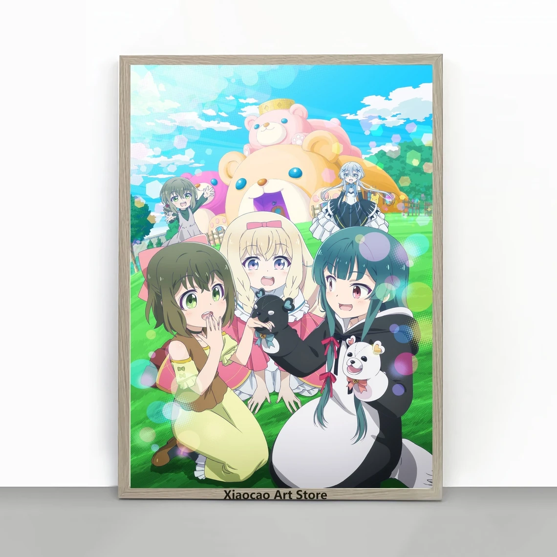 Yuna Kuma медведь японский классический фильм Холст плакат без рамки - купить по